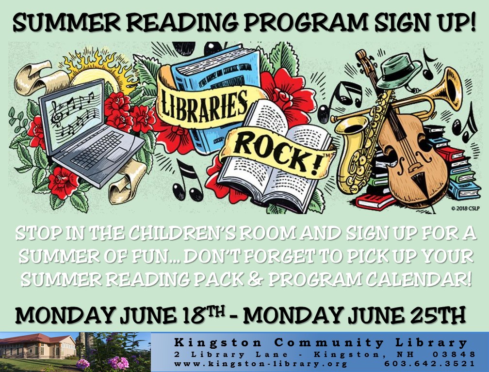 Stop in the Children's Room to sign up for a summer of fun!