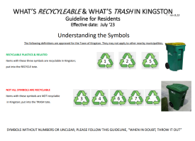 Whats Recyclable