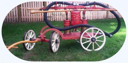 Historical Pumper now Housed at the Kingston Historical Museum on Depot Road