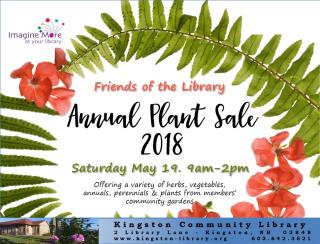 Friends of the Library Plant Sale May 19, 9 am to 2 pm